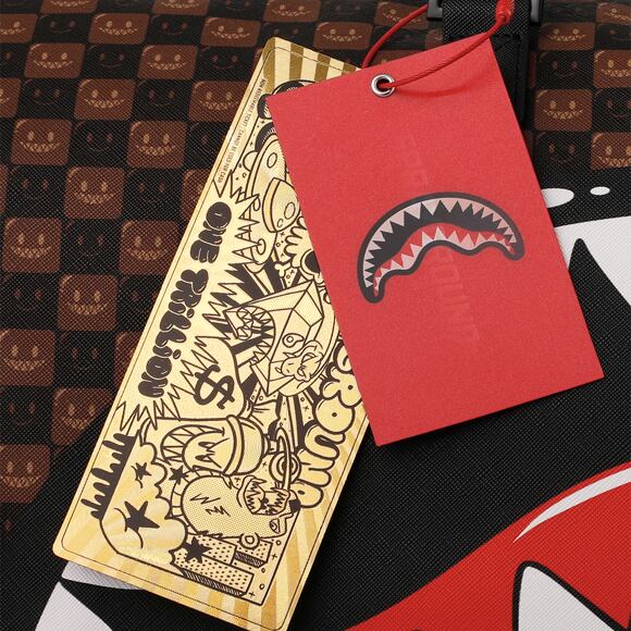 Bag Sprayground - Sharks In Paris Wtf Bubble Brown Check Duffle
