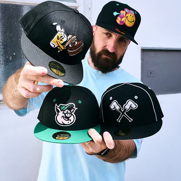 Cap New Era - MiLB Theme Nights 59FIFTY - Worcester Red Sox - Black