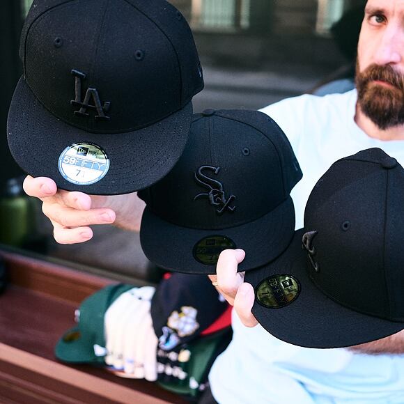 Cap New Era - MLB Black on Black 59FIFTY - Chicago White Sox - Black