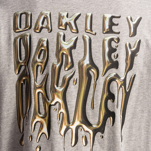 Tee Oakley - Stacked Metal Tee - New Granite Hthr