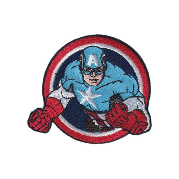 Patch Monoquick - Avengers Captain America 7,5 x 6,5 cm