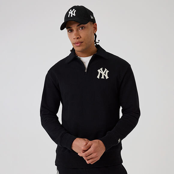 Sweatshirt New Era - MLB Quarter Zip - NY Yankees - Black