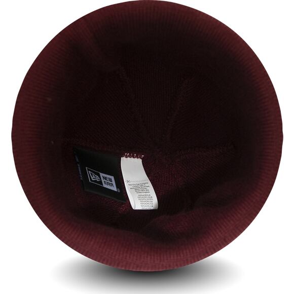 New Era Flagged Out Cuff Knit Maroon Winter Beanie