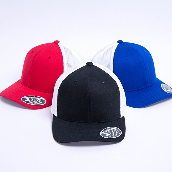 Yupoong Flexfit 110MT - 110 Mesh 2Tone Cap Black/White