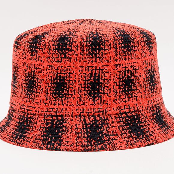Kangol Grunge Plaid Bin K3548-BC017 Black/Cherry Glow Bucket Hat