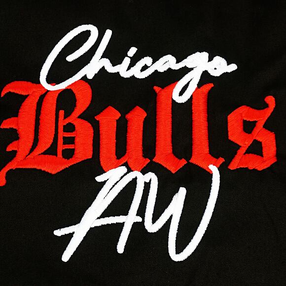Custom Bunda New Era x Adam Wave Chicago Bulls Tribute Bomber Black / Red