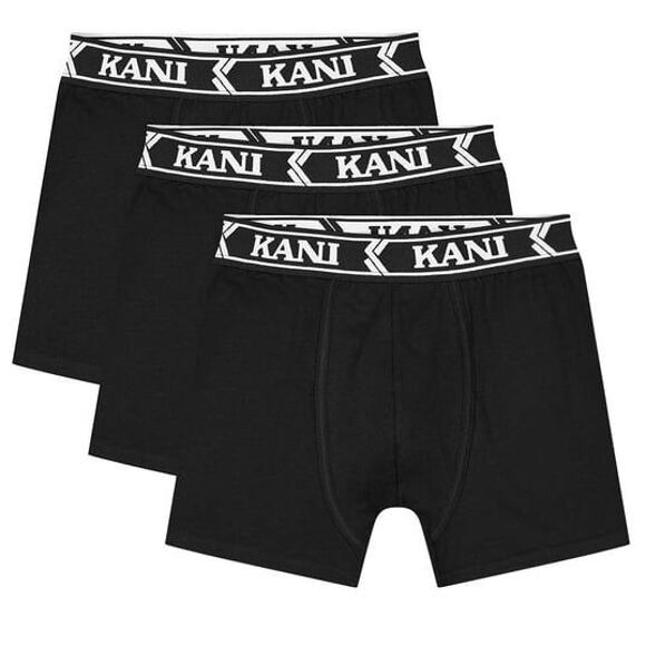 Trenýrky Karl Kani - Retro Tape 3-Pack Boxer Briefs - Black