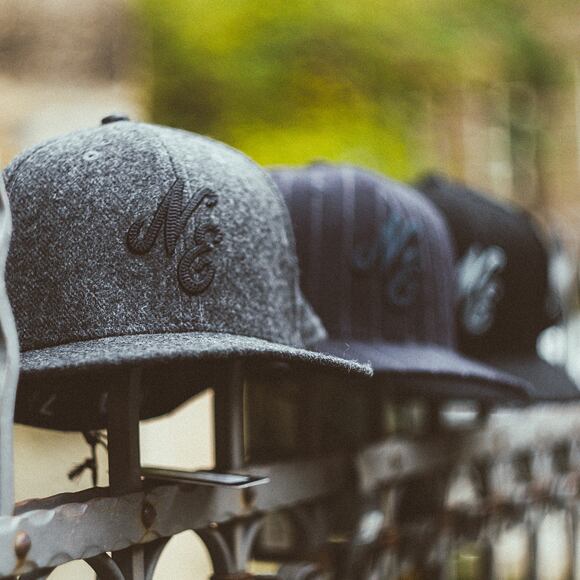 Kšiltovka New Era - 59FIFTY × Shetland Moon® Wool - Graphite