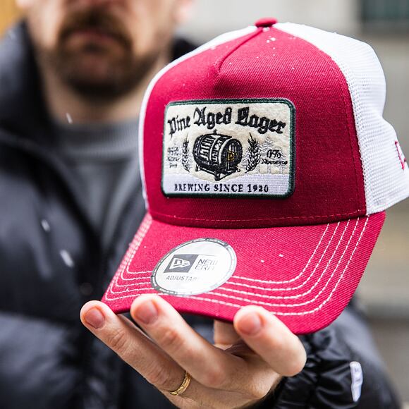 Kšiltovka New Era - Vintage 9FORTY Trucker - Cardinal