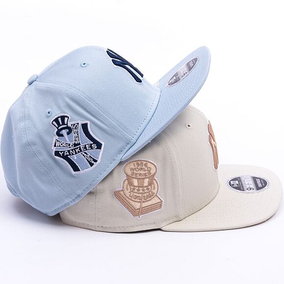 Kšiltovka New Era - MLB World Series 9FIFTY Original Fit - NY Yankees - Ivory / Stone