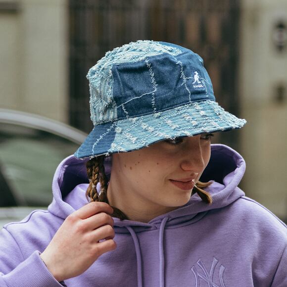 Klobouk Kangol - Denim Mashup Bucket - Medium Blue