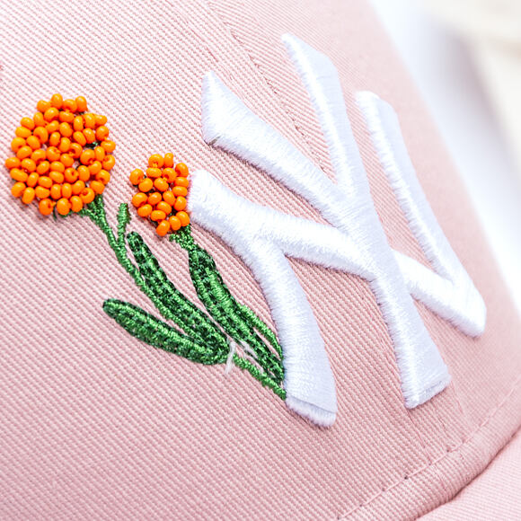 Dámská Kšiltovka New Era - MLB Beaded 9FORTY - NY Yankees - Pink