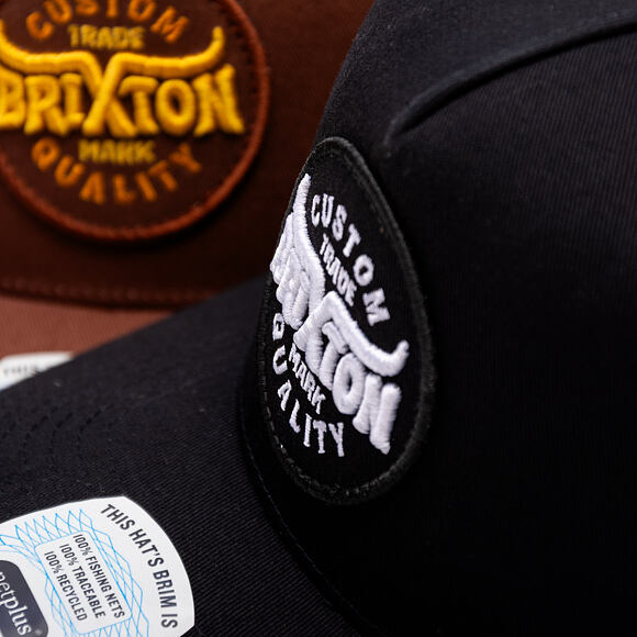 Kšiltovka Brixton - Gibson C Np Mp Trucker Hat - Black/Black