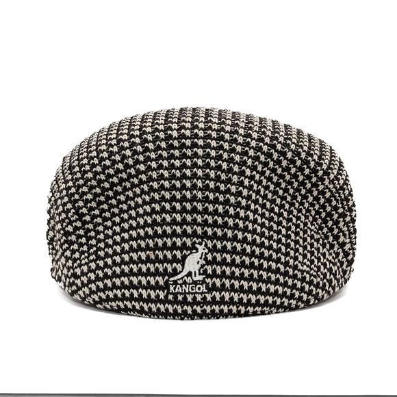 Kangol - Grid Knit 504 Flatcap - Black