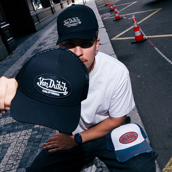 Kšiltovka Von Dutch - Trucker - Cali Brushed Patch - Black