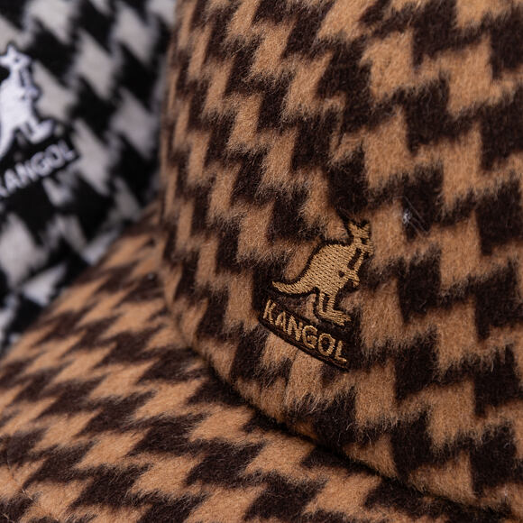 Kangol - Block Zig Baseball Cap - Brown