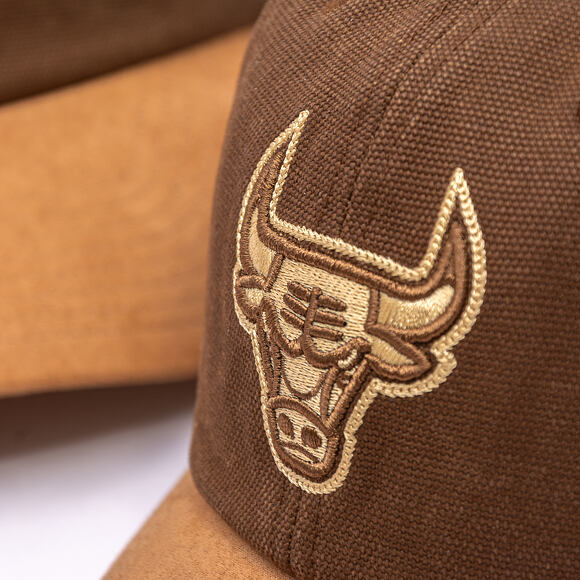 Kšiltovka Mitchell & Ness - NBA Lux Chain Strapback - Chicago Bulls - Brown
