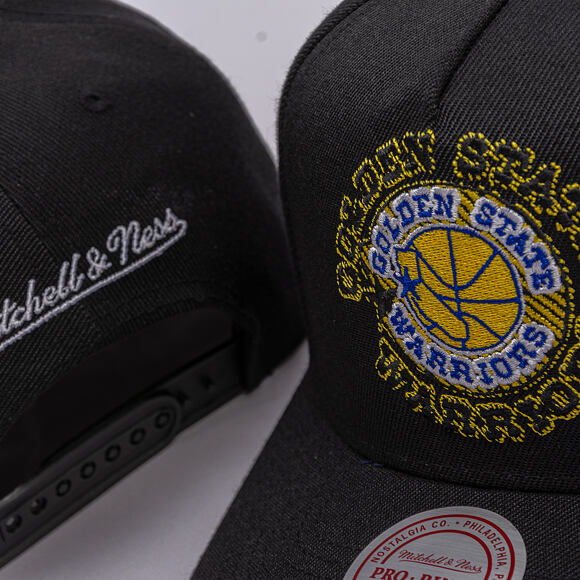 Cap Mitchell & Ness - NBA Tilted Pro Snapback Hwc - Golden State Warriors - Black