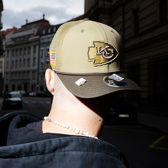 Cap New Era - NFL25 "Salute to Service" - 9SEVENTY Stretch-Snap - Kansas City Chiefs 