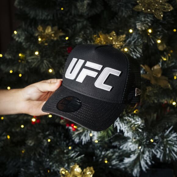 Kšiltovka New Era - UFC MMA 9FORTY E-Frame Trucker - Black / White