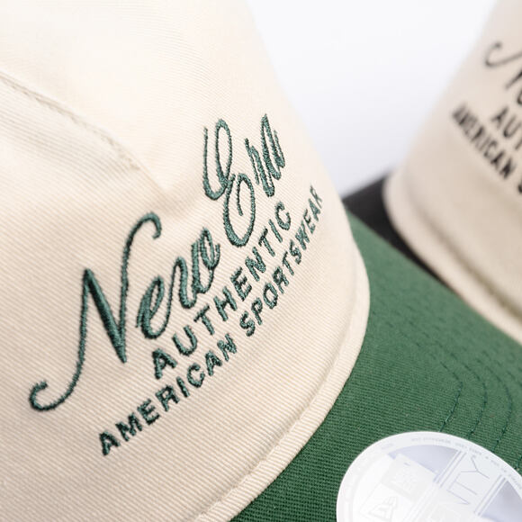 Womens Cap New Era - Branded Script 9TWENTY A-Frame - Cream