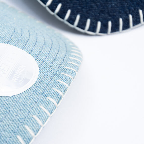 Womens Cap New Era - MLB Denim Stitch 9TWENTY - NY Yankees - Pastel Blue