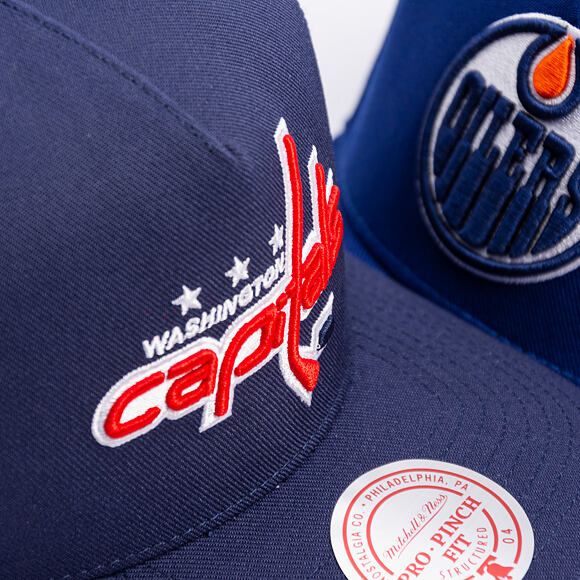 Mitchell & Ness - Washington Capitals - Double Clutch Pro Snapback - Navy