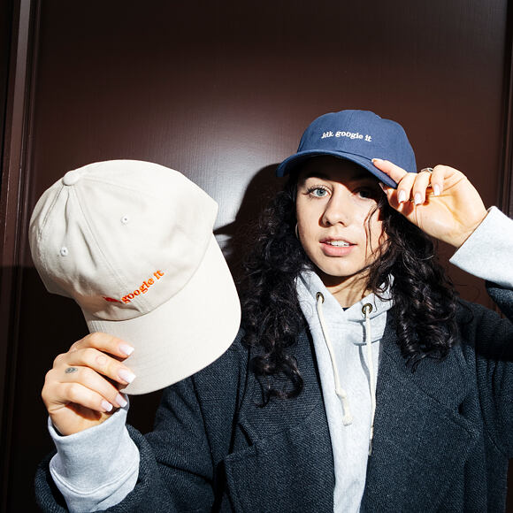 8by8 Dadcap - "idk, google it" - Tan/Orange