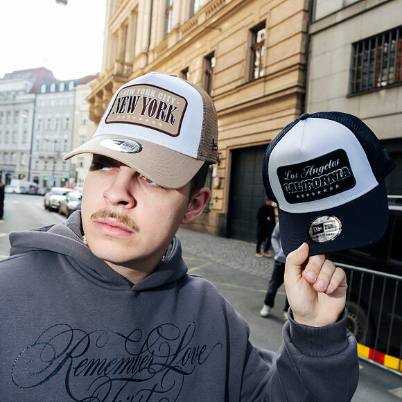 Cap New Era - Branded Location Patch 9FORTY Trucker - Navy