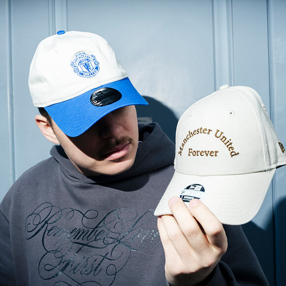 Cap New Era -  Seasonal 9TWENTY - Manchester United FC - Off White