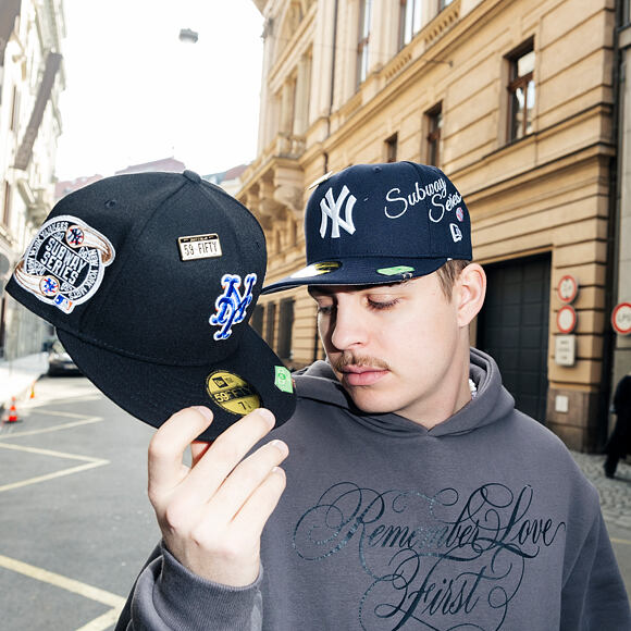 Cap New Era - MLB IMAGE DROP - Subway Series 59FIFTY - NY Mets - Black