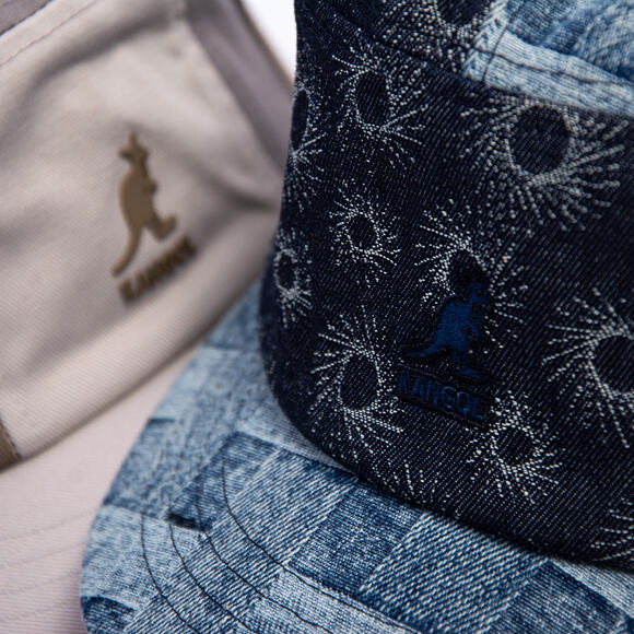 Cap Kangol - TRENDS PACK - Denim Mashup Army Cap - Blue Picnic