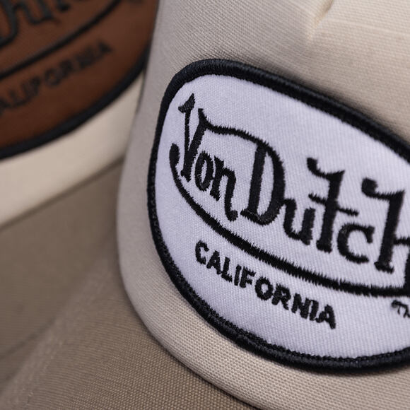 Cap Von Dutch - Trucker - Cali Patch Olive/White