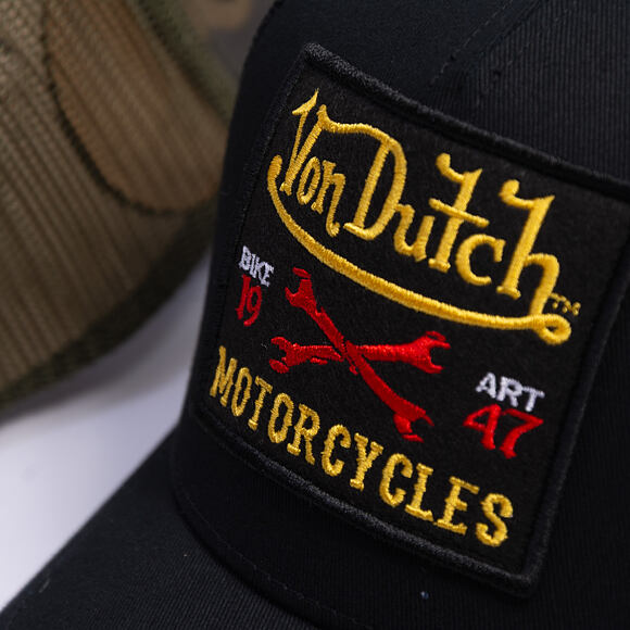 Cap Von Dutch - Trucker - Motorcycles 1947 Black