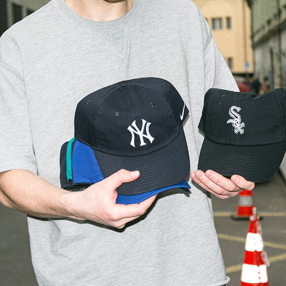 Cap Nike - Primetime Club Unctructured Oragnic Cotton Cap Chicago White Sox - black