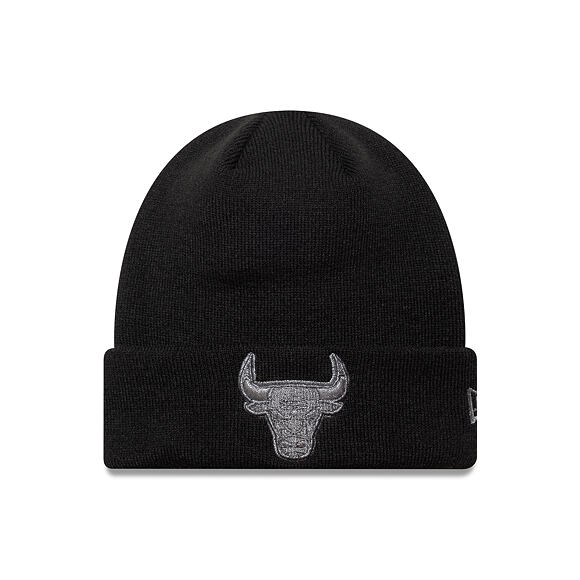 Beanie New Era - NBA Metallic Beanie Medium Knit - Chicago Bulls - Black