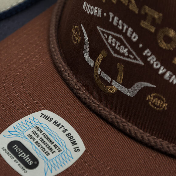 Cap Brixton - Beekman C Np Mp Trucker Hat - Brown/Brown