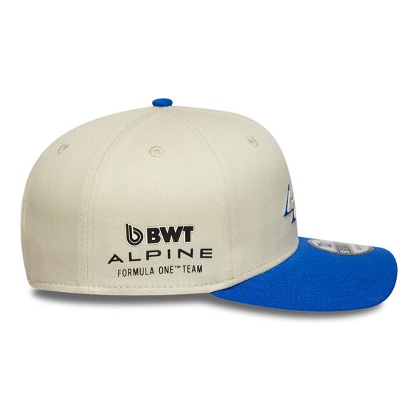 Cap New Era - F1 Contrast Visor 9SEVENTY Stretch-Snap - Alpine Racing - Ivory