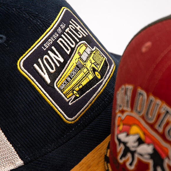 Cap Von Dutch - School Bus Legends Patch Premium Semi Curve - Navy / White
