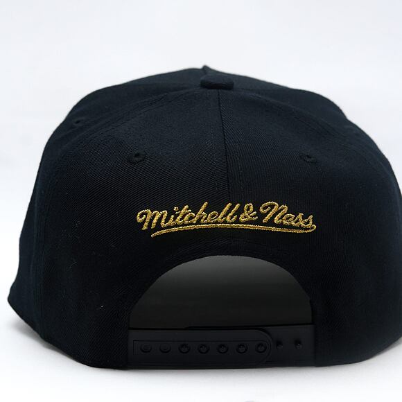 Cap Mitchell & Ness - NHL Black And Gold Pro Snapback - Boston Bruins - Black