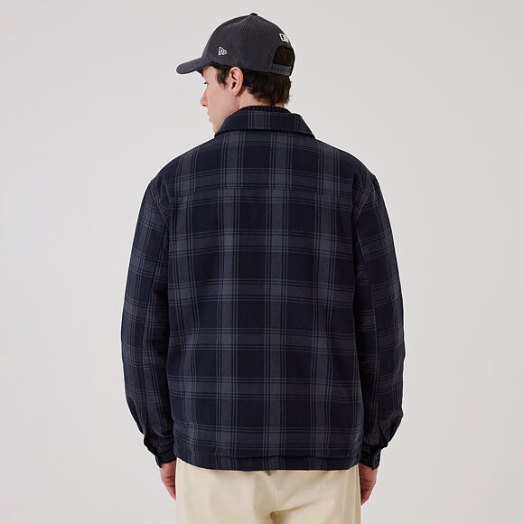Jacket New Era - Branded Shacket - Navy