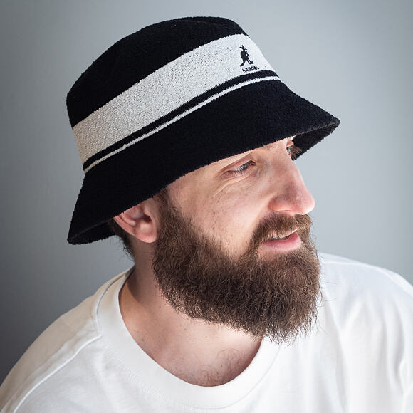 Kangol Bermuda Stripe Bucket K3326ST-BK001 Black