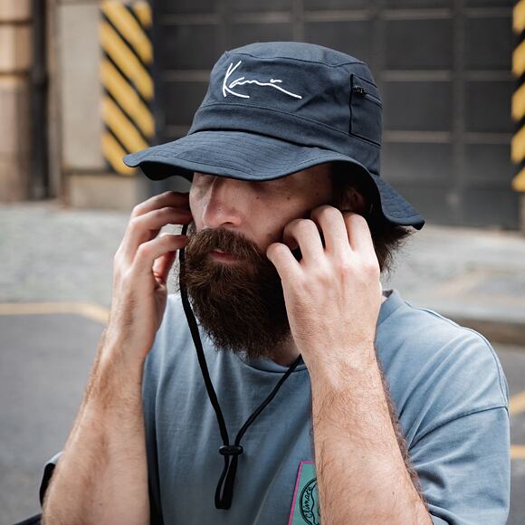 Karl Kani KK Signature Fisher Hat Black 7015314 Bucket Hat