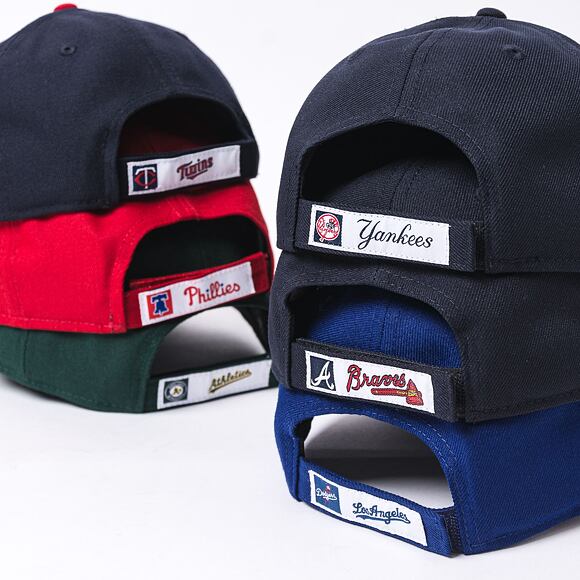 New Era 9FORTY The League Atlanta Braves Strapback Team Color Cap