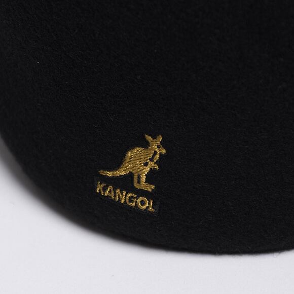 Kangol 504 Kangol Cap Black/Gold Flat Cap