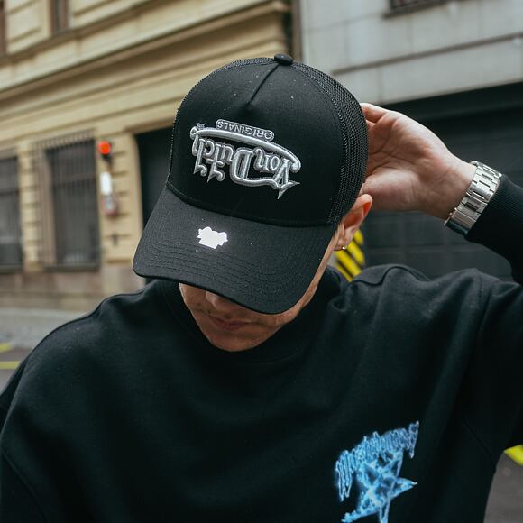 Kšiltovka Von Dutch Trucker Soho - Cotton Twill - Black/Cream