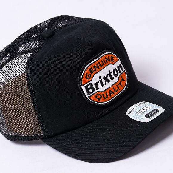 Kšiltovka Brixton Keaton MP Trucker Hat - Black/Black
