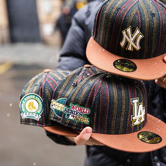 Kšiltovka New Era - 59FIFTY "Vintage Herringbone" - NY Yankees Retro