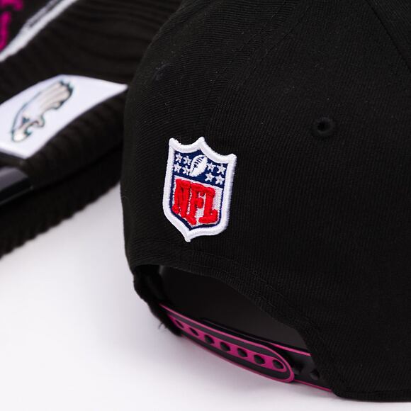 Kšiltovka New Era - 9FIFTY A-Frame 2024 NFL Super Bowl Parade - Philadelphia Eagles - Black