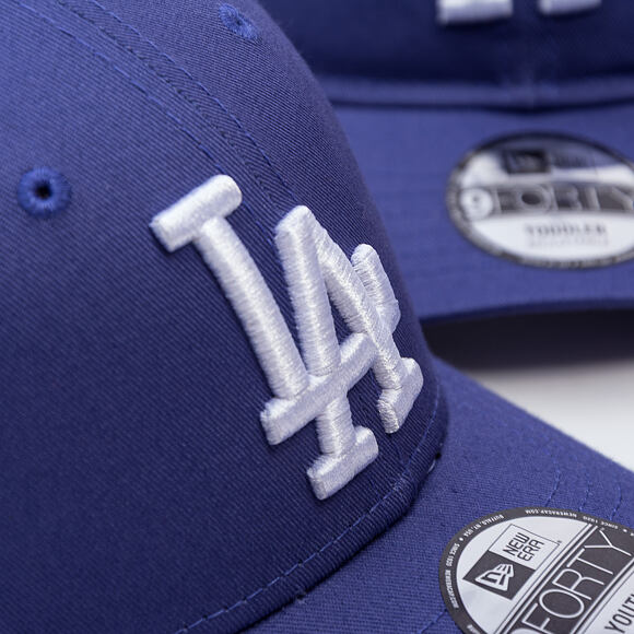 Dětská Kšiltovka New Era - MLB League Essential 9FORTY - LA Dodgers - Purple / White